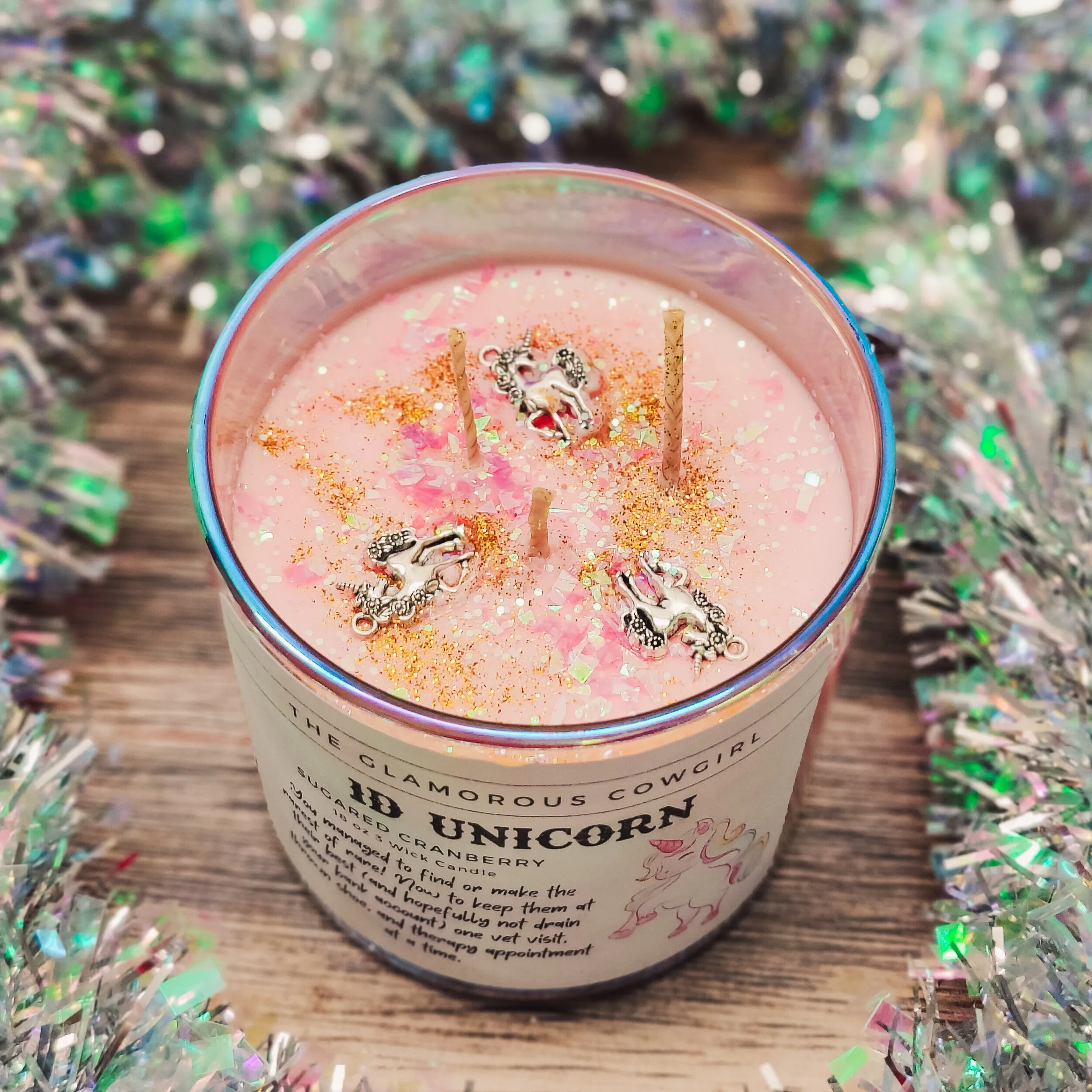 1D Unicorn Candle