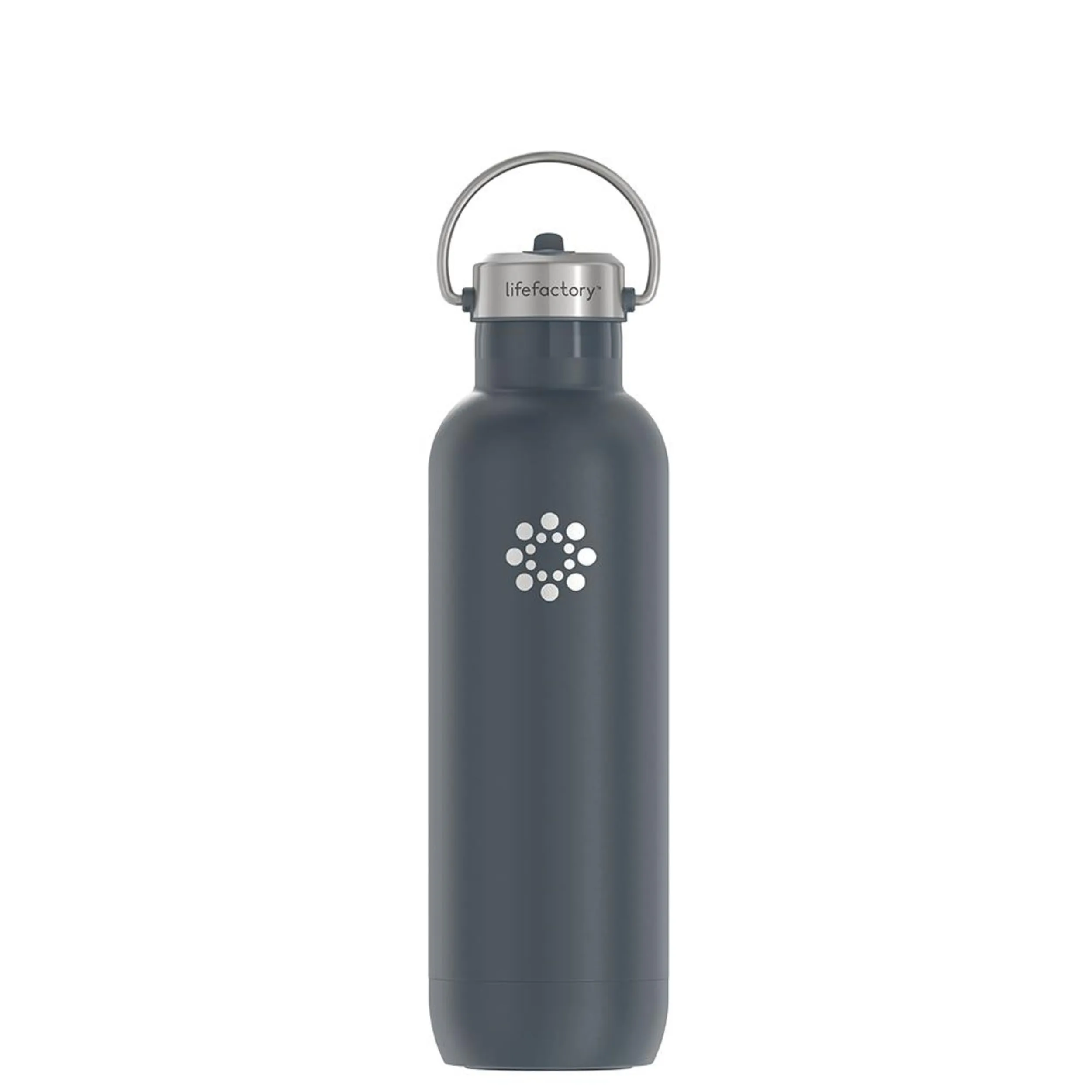 24oz Stainless Steel Water Bottle Straw Cap