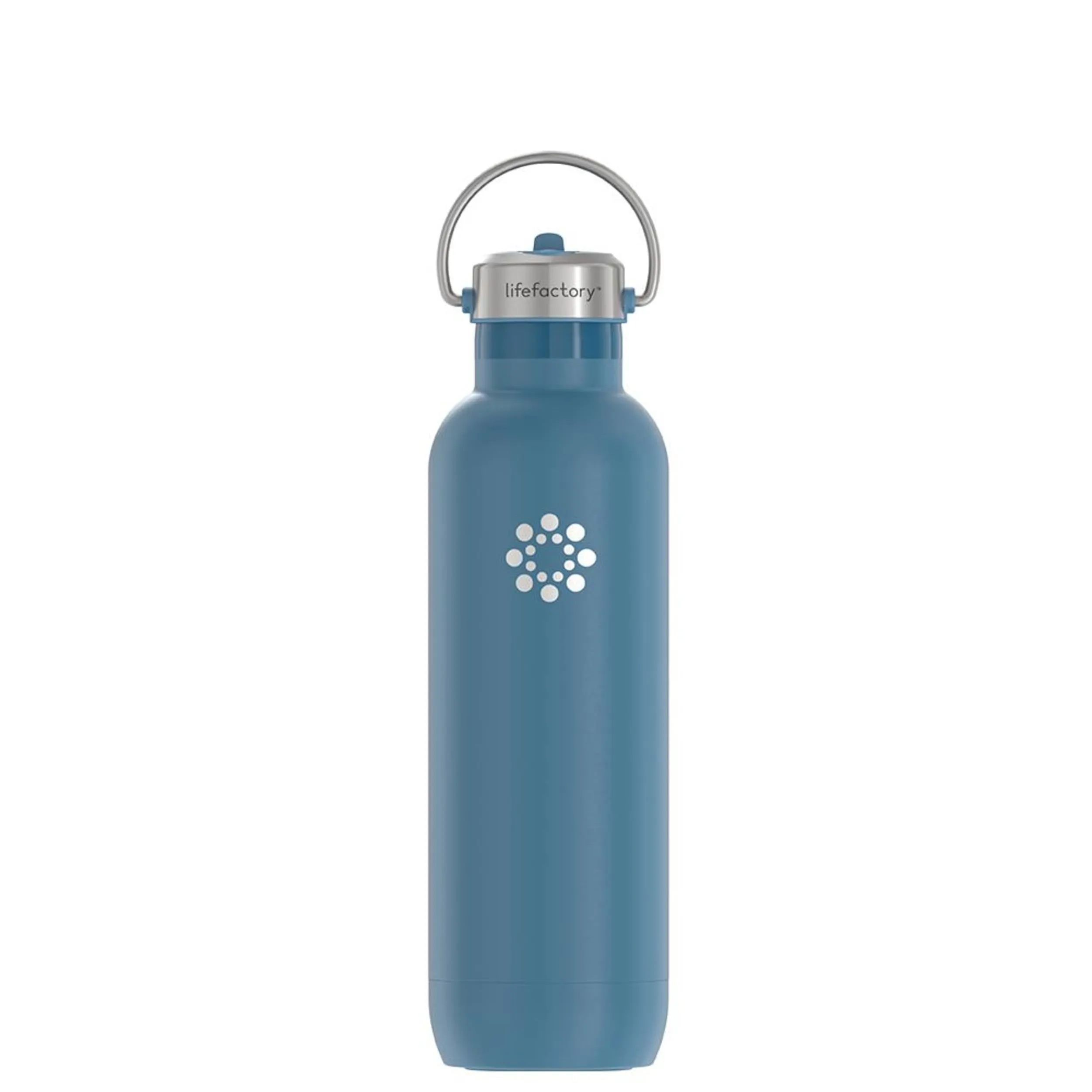 24oz Stainless Steel Water Bottle Straw Cap