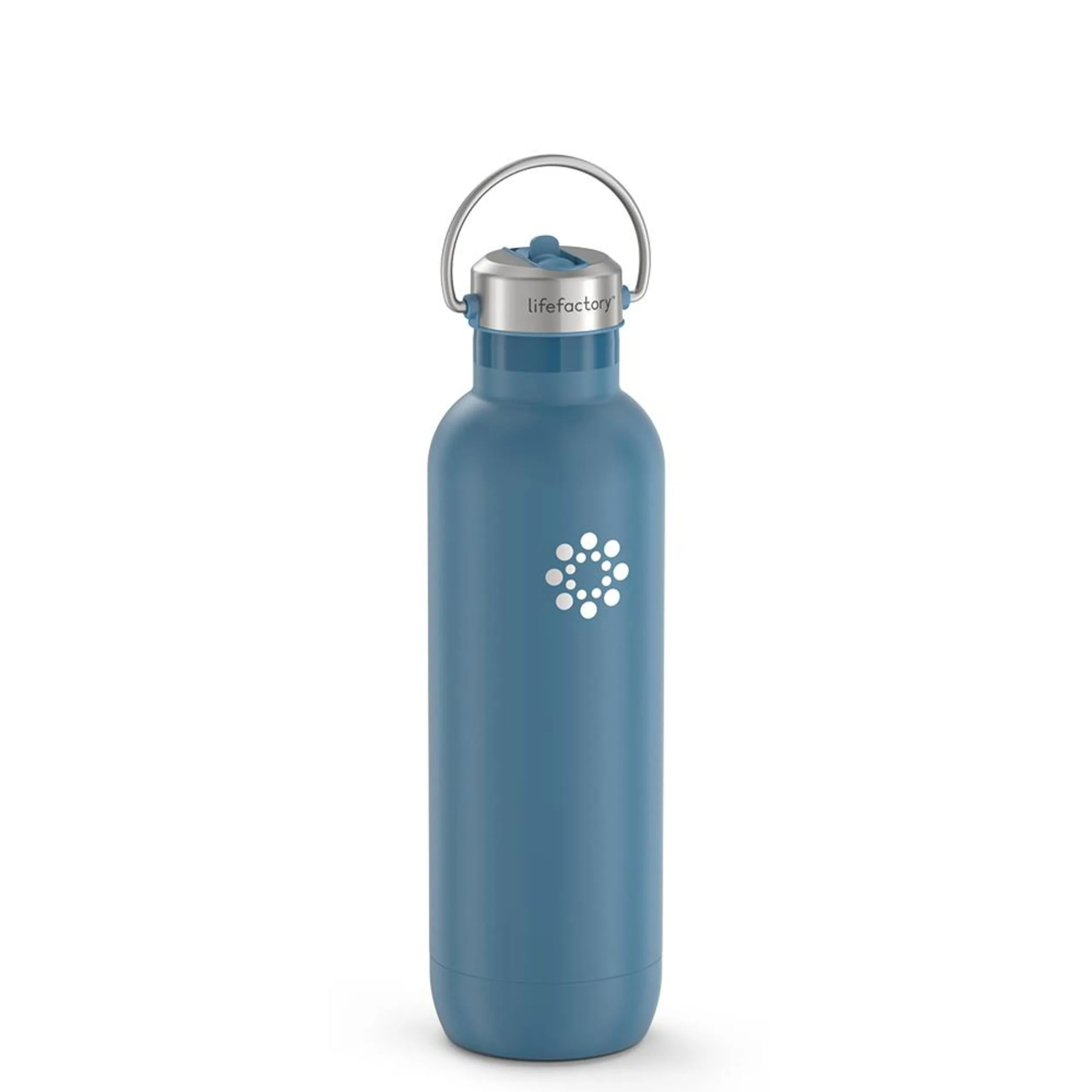 24oz Stainless Steel Water Bottle Straw Cap