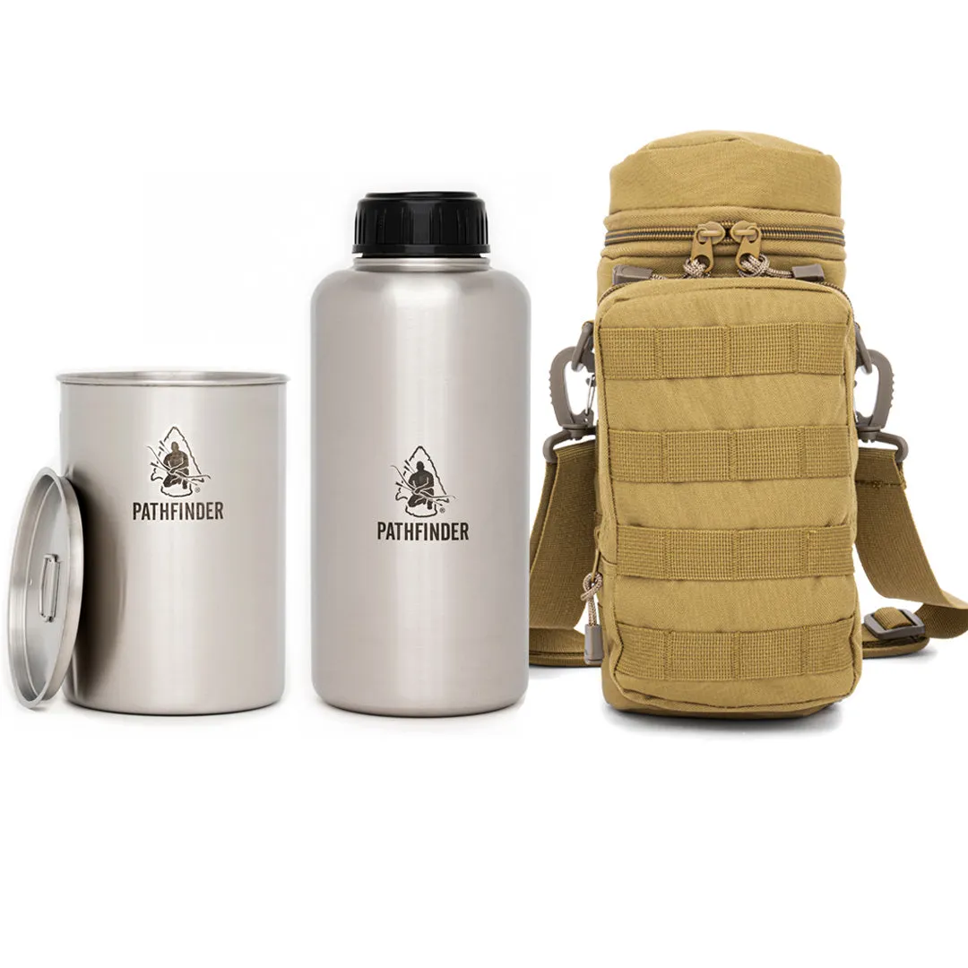 64oz Bottle & Cup Set with Bag