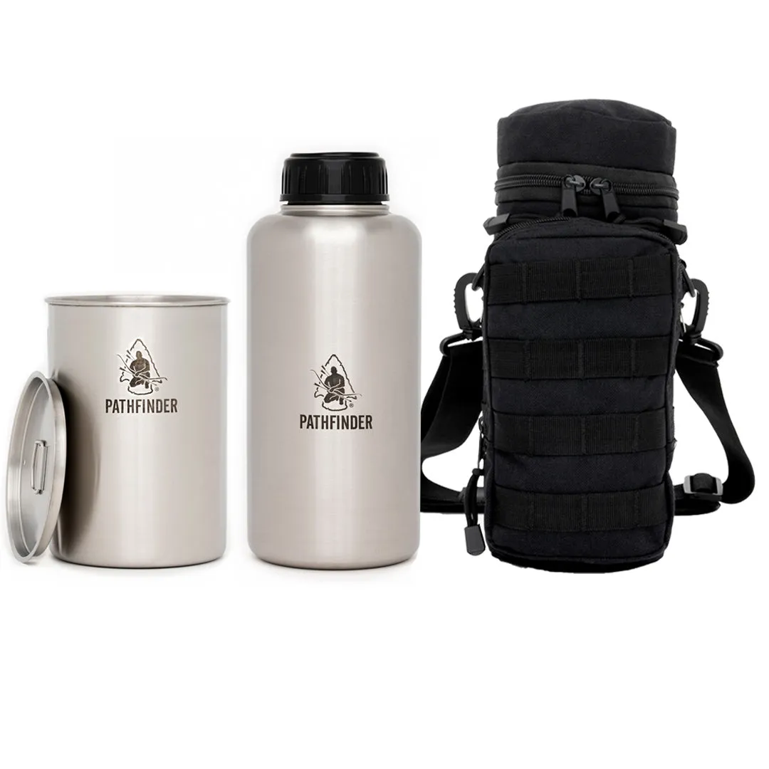 64oz Bottle & Cup Set with Bag