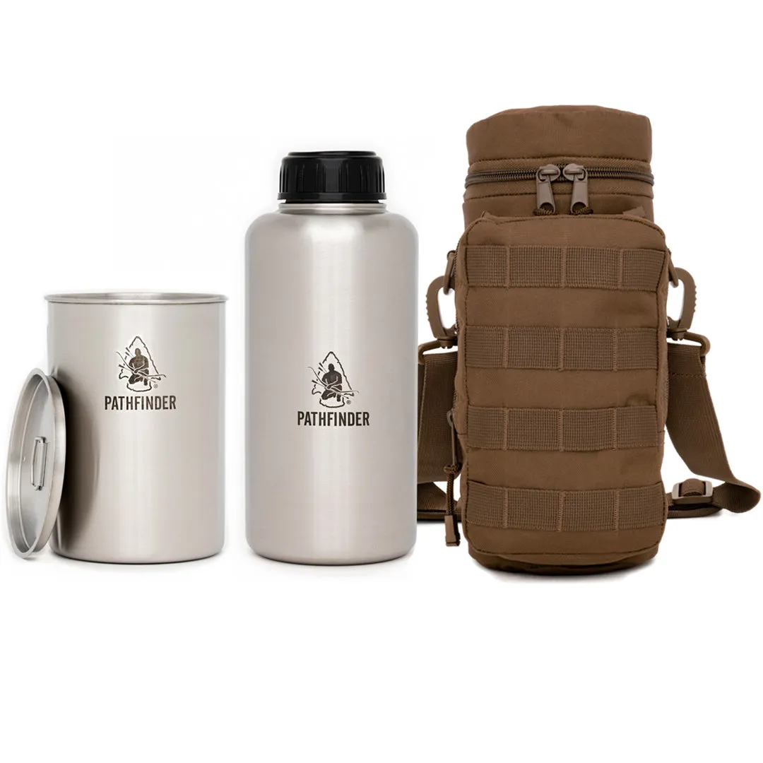 64oz Bottle & Cup Set with Bag