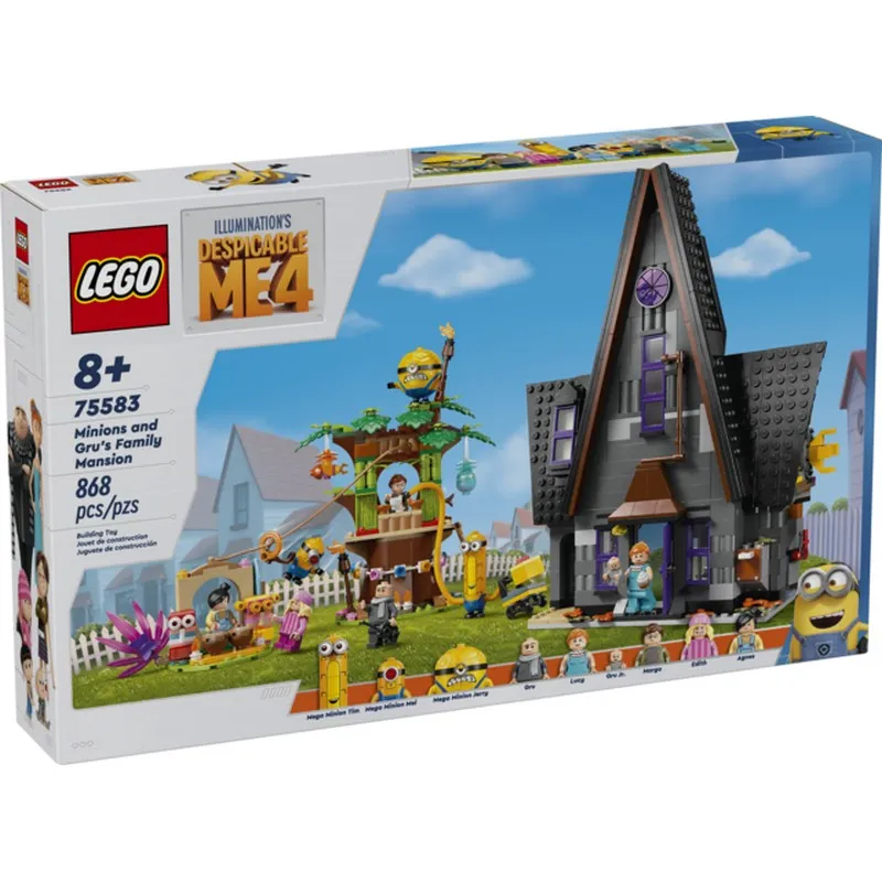 75583 LEGO® Despicable Me Minions and Gru's Family Mansion