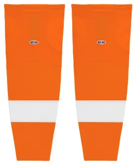 Athletic Knit (AK) HS2100-524 2011 Philadelphia Flyers Orange Mesh Ice Hockey Socks