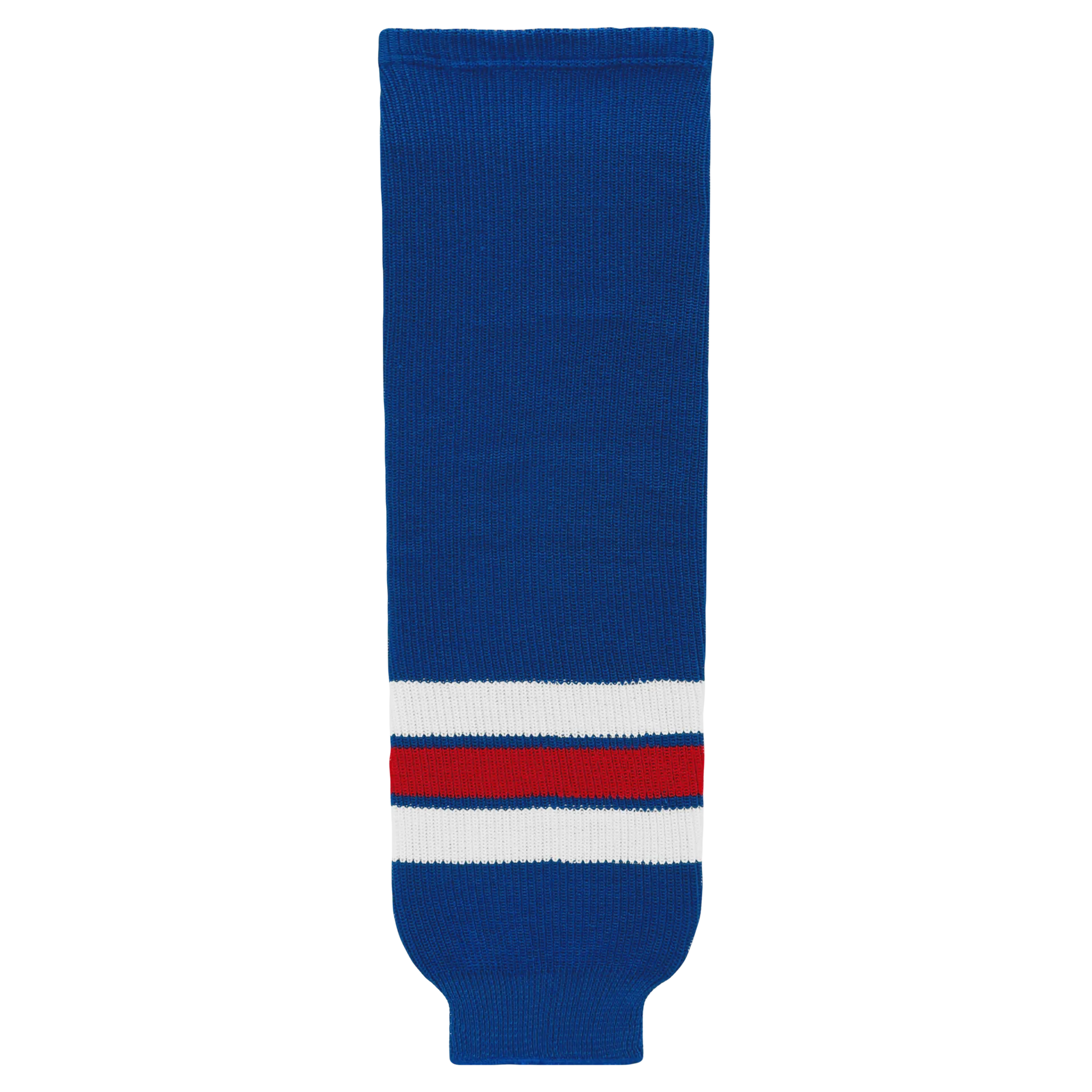 Athletic Knit (AK) HS630-312 Kitchener Rangers Royal Blue Knit Ice Hockey Socks