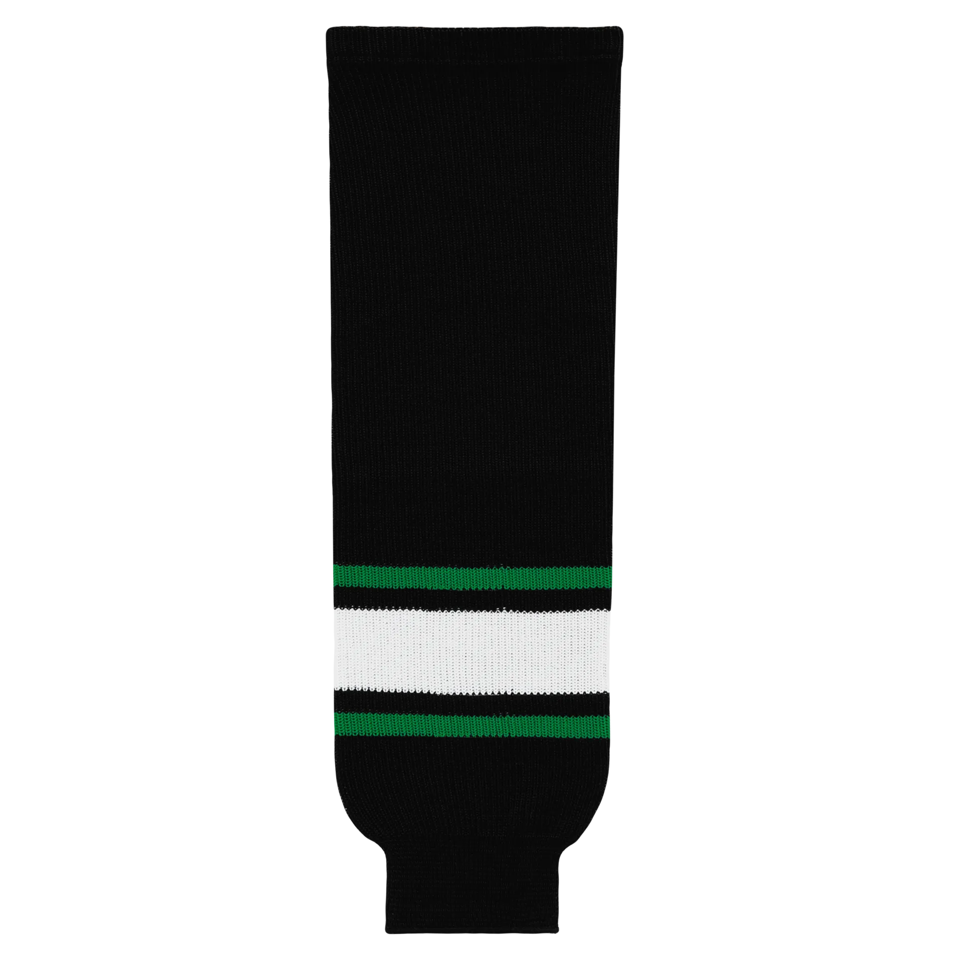 Athletic Knit (AK) HS630-506 Dallas Stars Black Knit Ice Hockey Socks