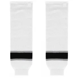 Athletic Knit (AK) HS630-942 Classic Los Angeles Kings White Knit Ice Hockey Socks