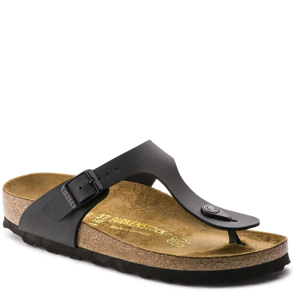 Birkenstock Women's Gizeh Birko-Flor in Black