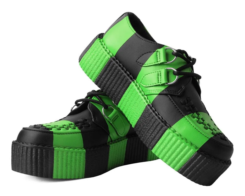 Black & Green Striped Viva Mondo Creeper