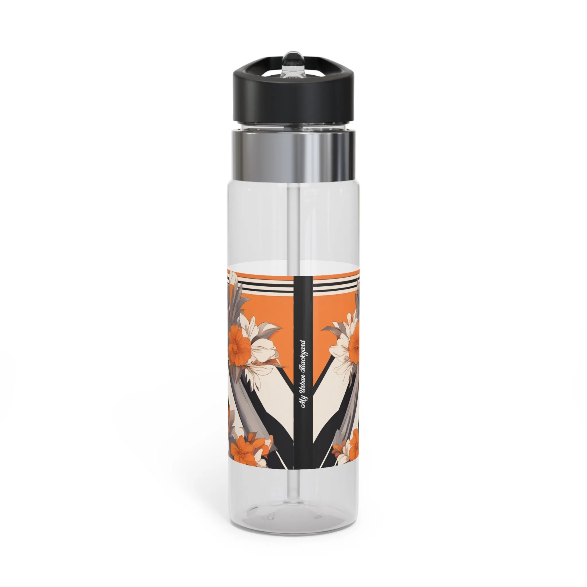 Brown Urban Coyote, 20oz Sport Water Bottle, BPA-Free, Tritan™ plastic