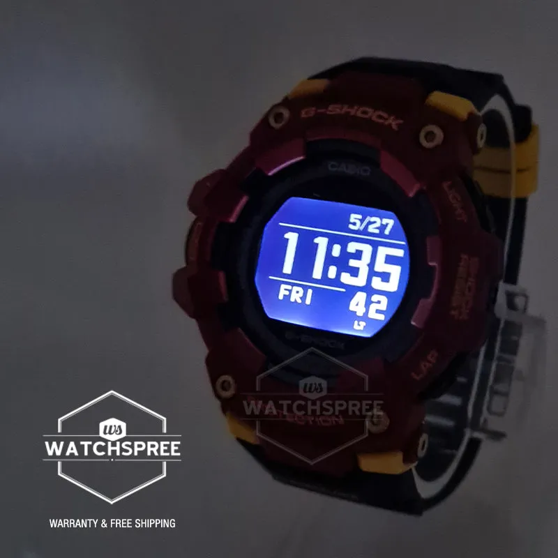 Casio G-Shock G-SQUAD Bluetooth’?????¶ôÇï¶ôǝ??’?????¶ôÇï¶ôǝ?’?????¶ôÇï¶ôíôÇïÇ?ÇîÇ??€õ’??ǯ¶ôÇû¶ô¶©Ç??€õ????? Matchday FC Barcelona Collaboration Limited Model Blue and Garnet Resin Band Watch GBD100BAR-4D GBD-100BAR-4D GBD-100BAR-4