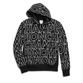 CHAMPION SWEATSHIRT BIG BLOCK BLACK