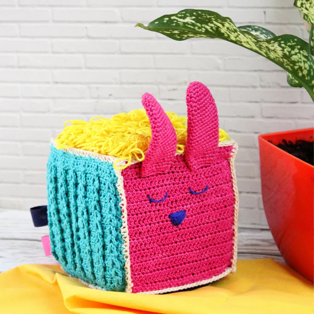 Crochet Sensory Cube For Babies