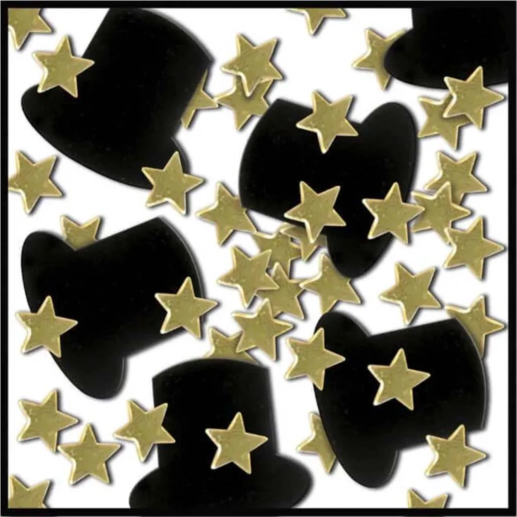 Fanci-Fetti Top Hats & Mini Stars