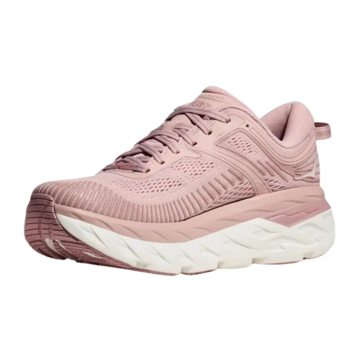 Hoka One One Women's Bondi 7 Peach Whip/White