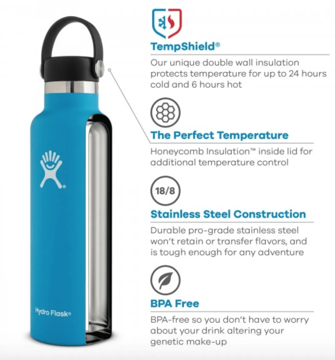 Hydro Flask Standard Mouth 21oz (621ml)