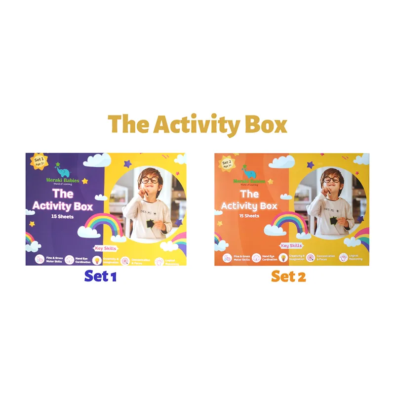 Kids Activity Box | 30 Sheets | Age 2  | Learning and Educational Toy