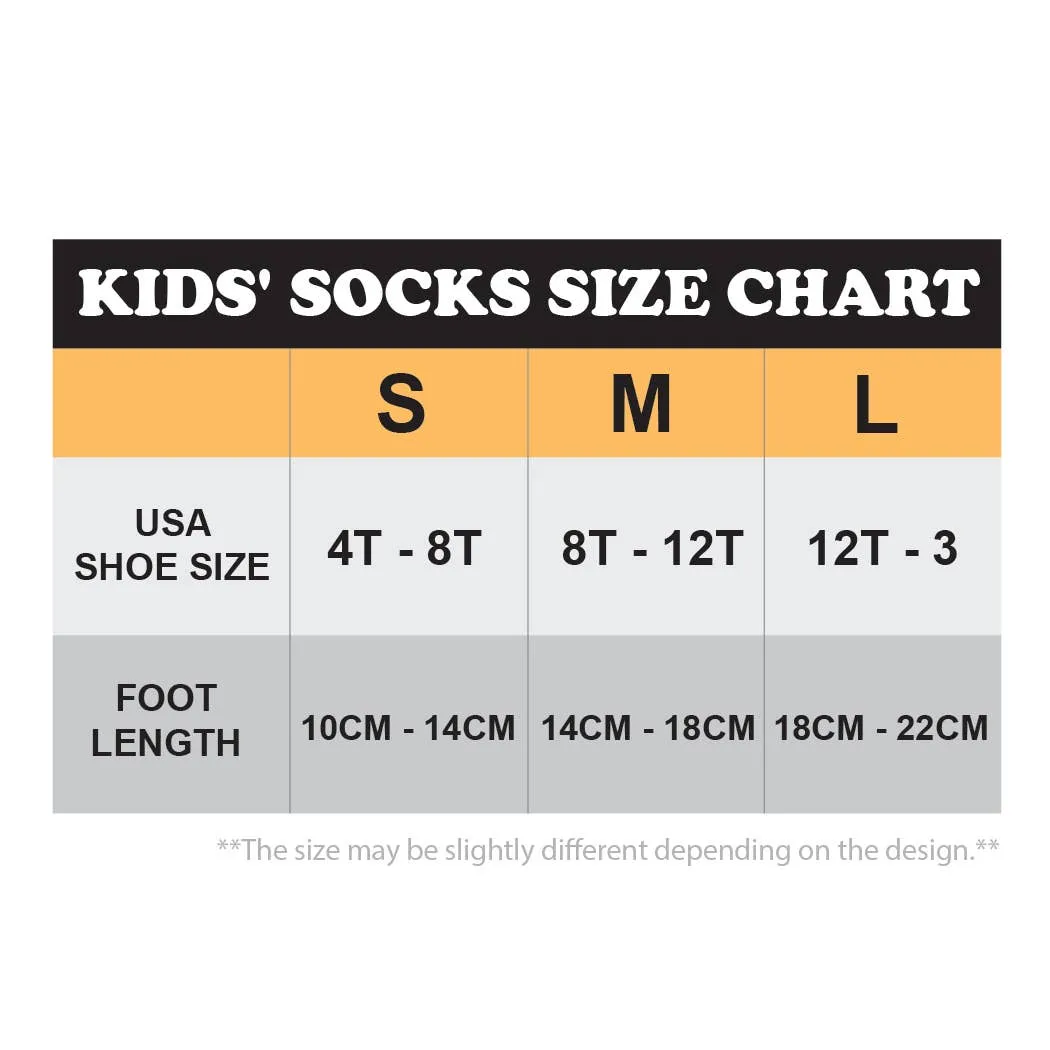 Kids' Solid Color Crew Socks | Pink