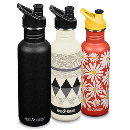 Klean Kanteen Classic S/S Bottle w Sports Cap 27oz (800ml)