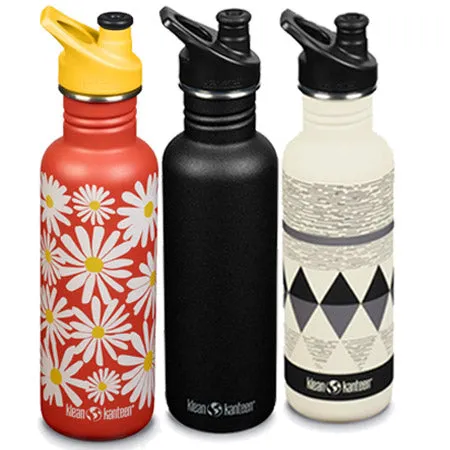 Klean Kanteen Classic S/S Bottle w Sports Cap 27oz (800ml)