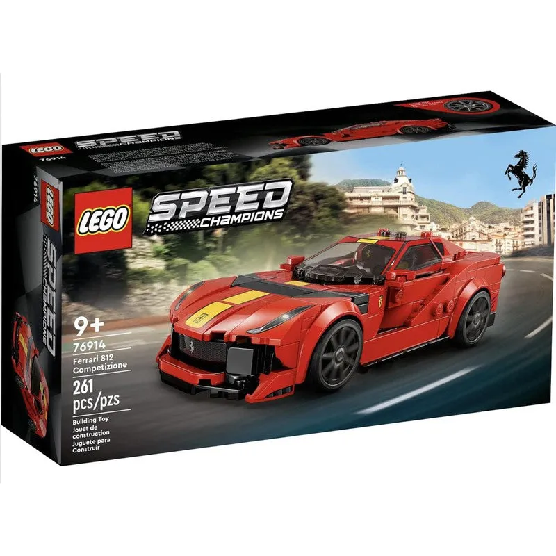 Lego Speed Champions Ferrari Competizione Building & Construction Toy Set (261 Pieces)