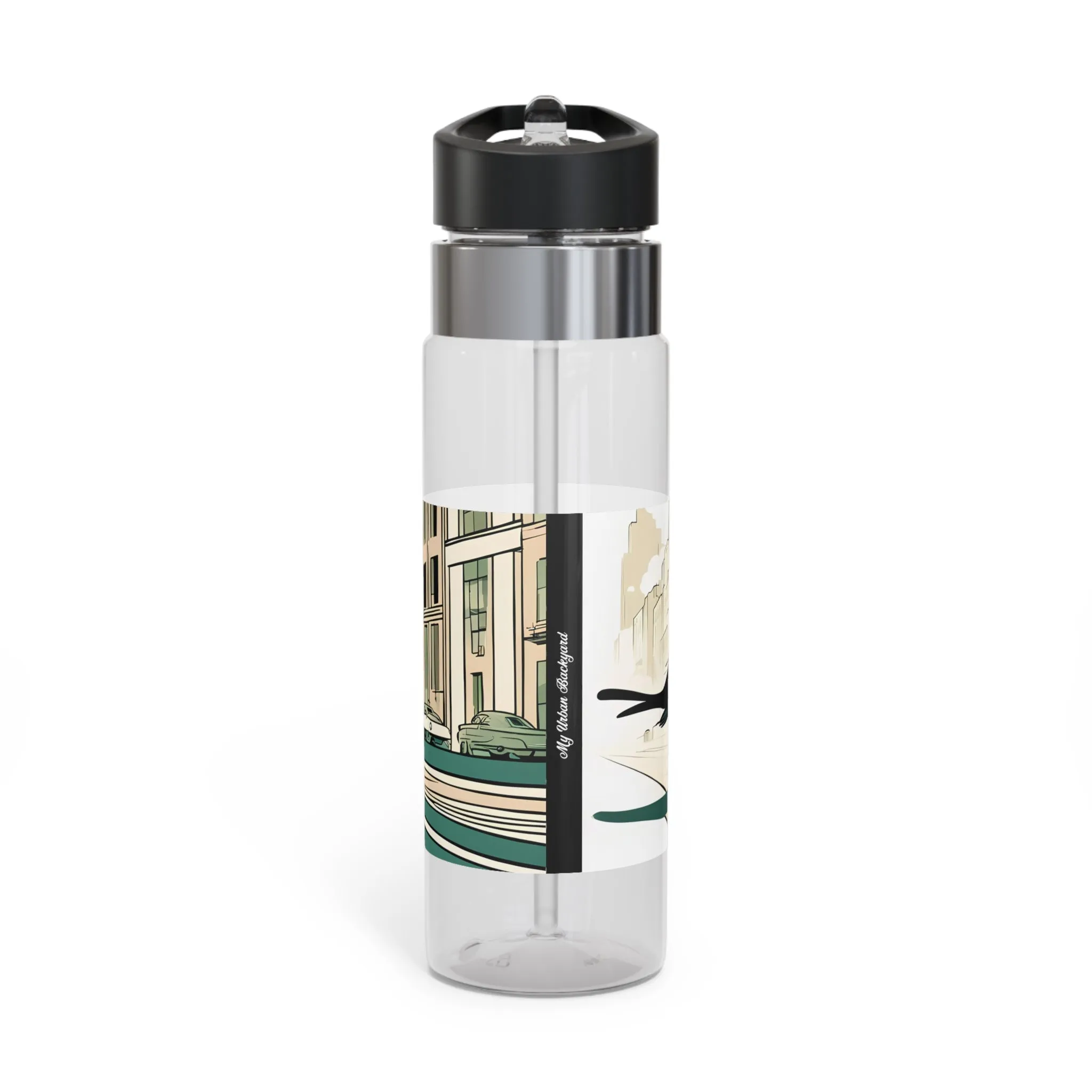 Little Urban Bird, 20oz Sport Water Bottle, BPA-Free, Tritan™ plastic