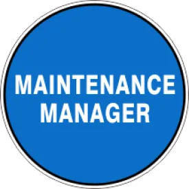 MAINTENANCE MANAGER