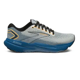 Men's Brooks Running Glycerin 21 Road Running Shoe in White/Sapphire/Orange