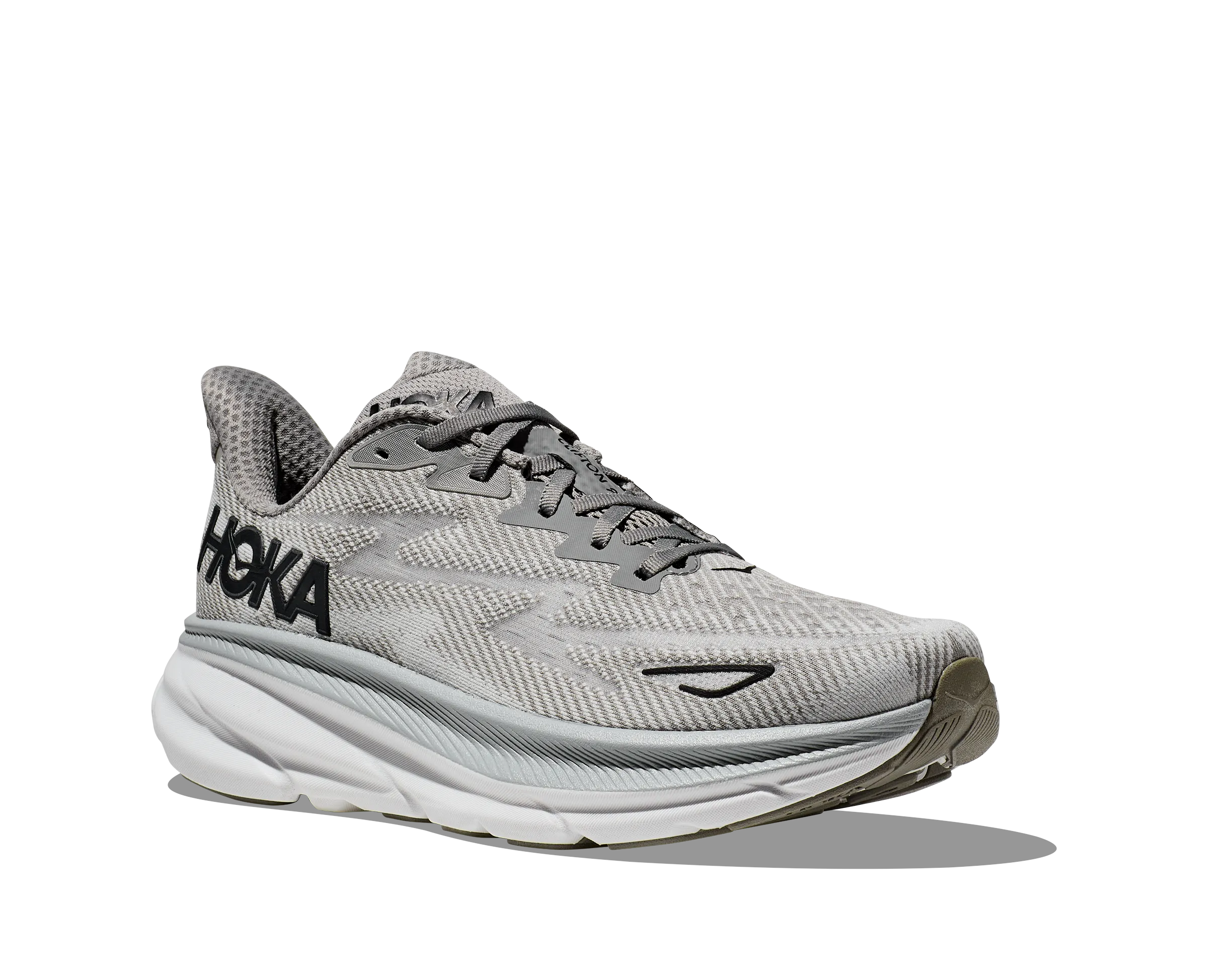 Men's HOKA Clifton 9 Running Shoe in Harbor Mist / Black