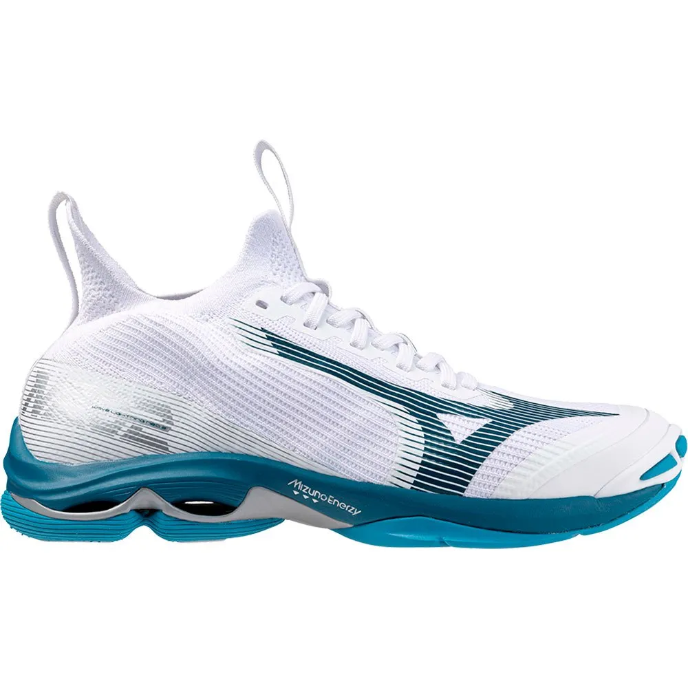 Mizuno Men's Wave Lightning Neo 2 - white/moroccan blue