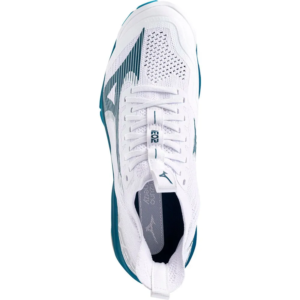 Mizuno Men's Wave Lightning Neo 2 - white/moroccan blue