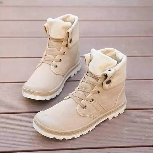 New Fashion Men Casual High Top Canvas Shoes Outdoor Lace-up Sport Sneakers Shoes