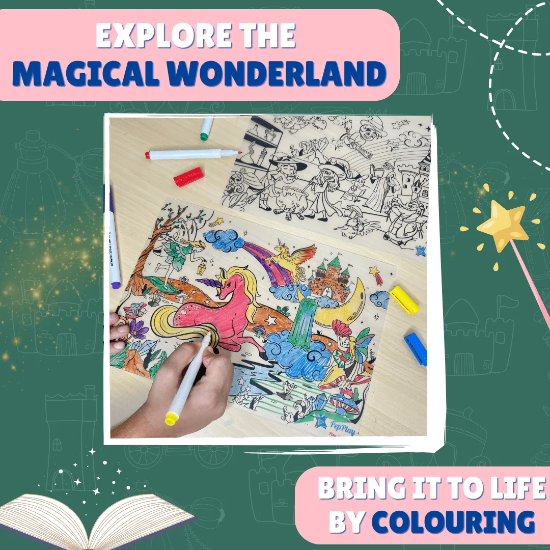 PepPlay Doodle placemats- Magical Land