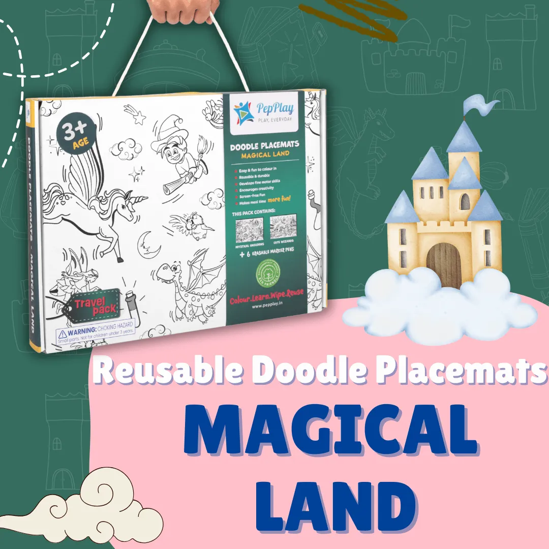 PepPlay Doodle placemats- Magical Land