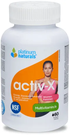 Platinum Naturals activ-x Multivitamin - Women (60 SoftGels)