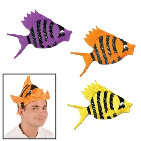 Plush Luau Fish Hats Each