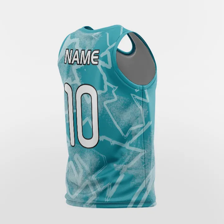 Pop Camouflage - Custom Training Bibs Design Sublimation Cyan