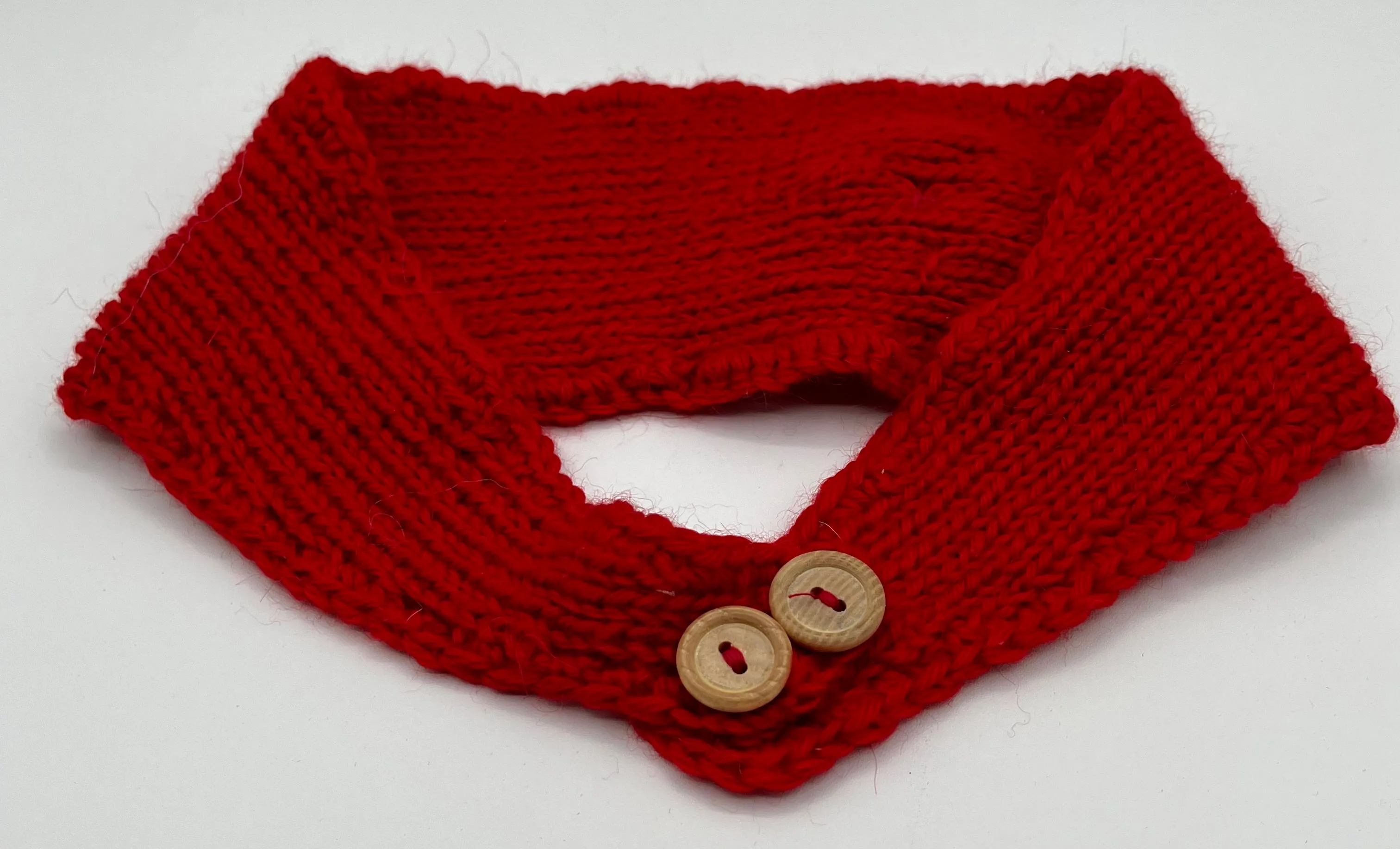 Red Alpaca Knit Headband