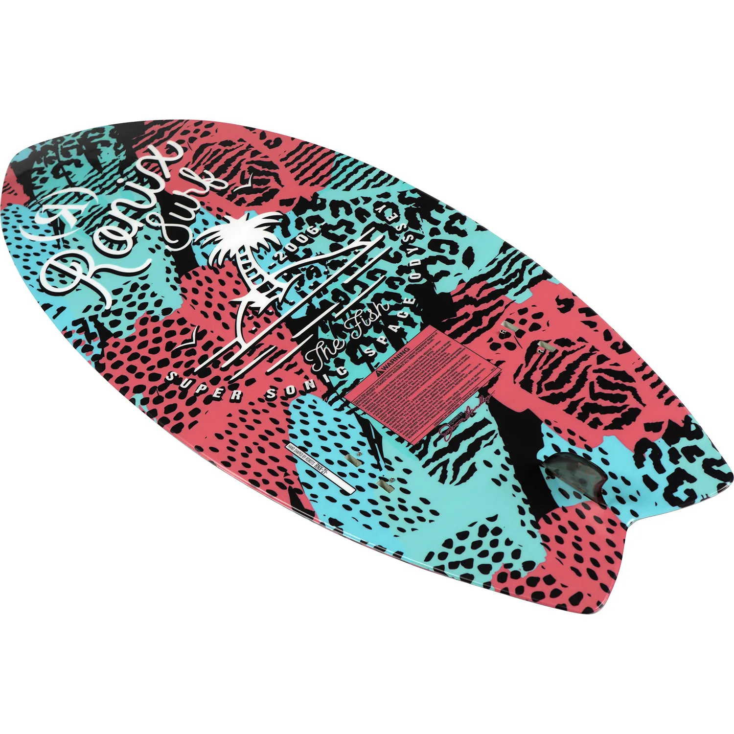 Ronix 2024 Super Sonic Space Odyssey - Girl's Fish - Coral / Mint / Black - 3'9