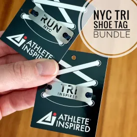 RUN NYC & TRI INSPIRED - Bundle - Run New York City Shoe Tag & Tri Inspired Shoe Tag