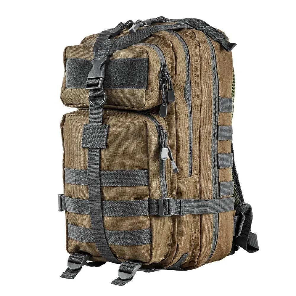 Small Backpack Tan with Urban Gray Trim