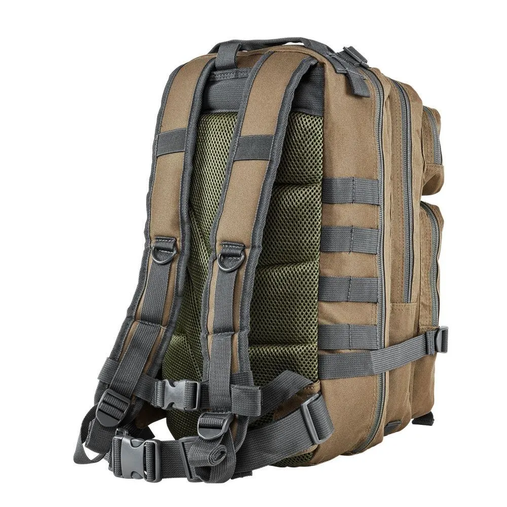 Small Backpack Tan with Urban Gray Trim