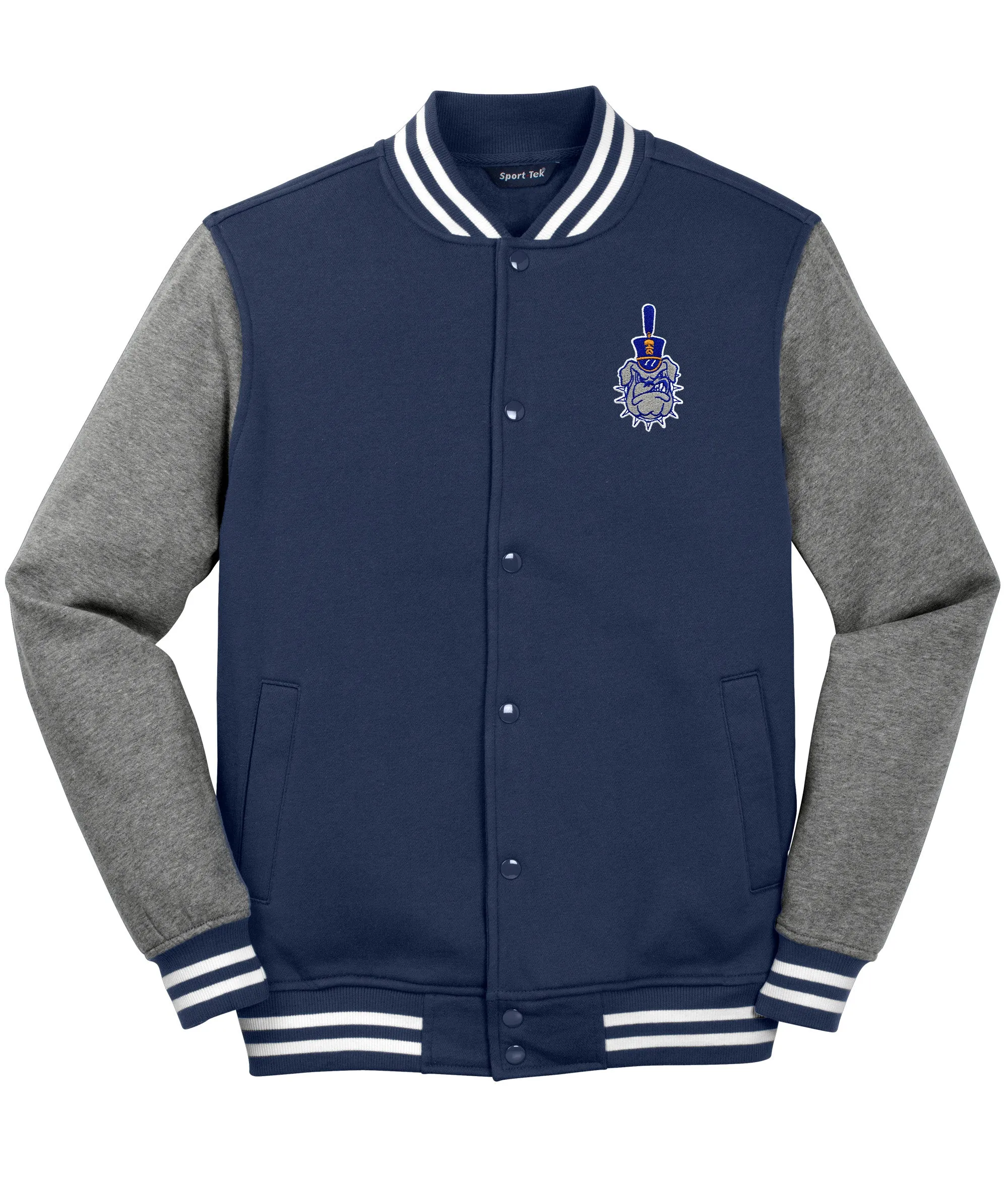 Spike Fleece Letterman Jacket