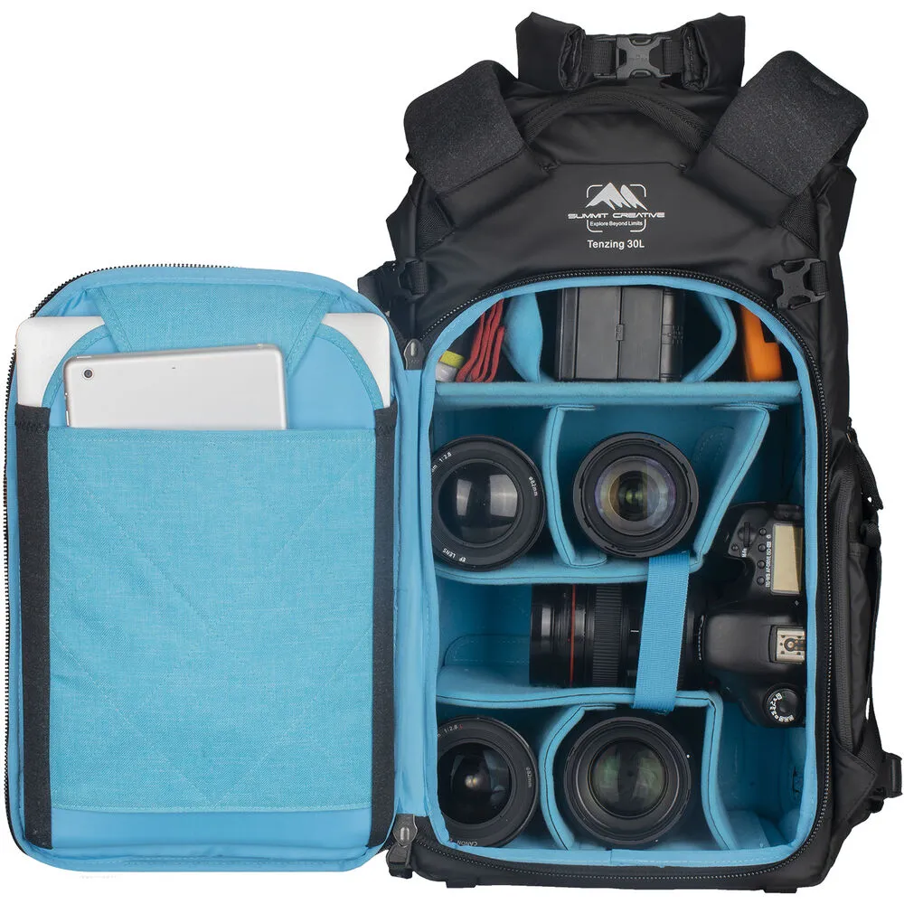 Summit Creative Medium Rolltop Camera Backpack Tenzing 30L