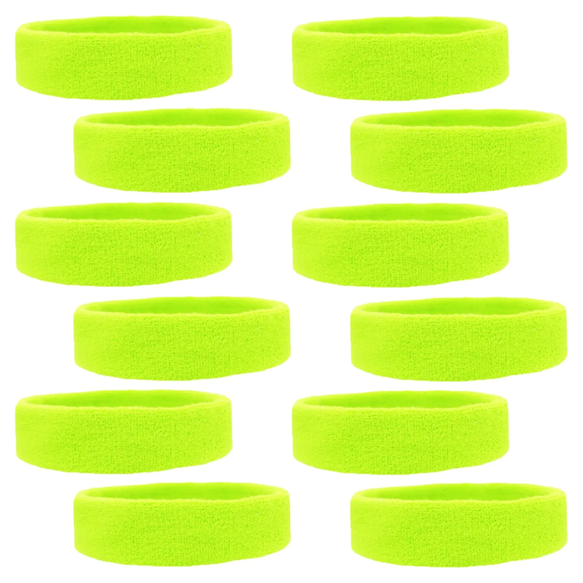 Sweatbands Soft Terry Cotton 12 pack Choose Colors & Quantities: