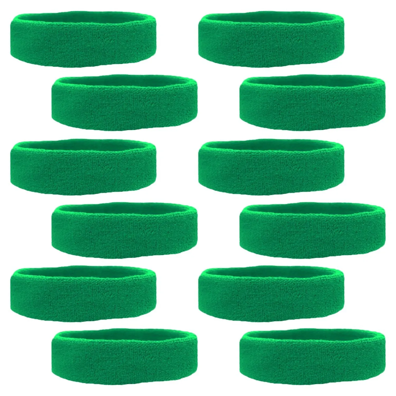 Sweatbands Soft Terry Cotton 12 pack Choose Colors & Quantities: