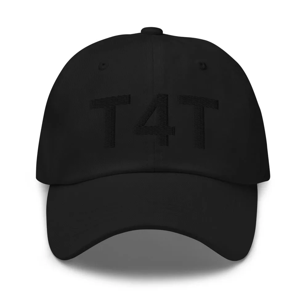 T4T Dad Hat - Black Letters