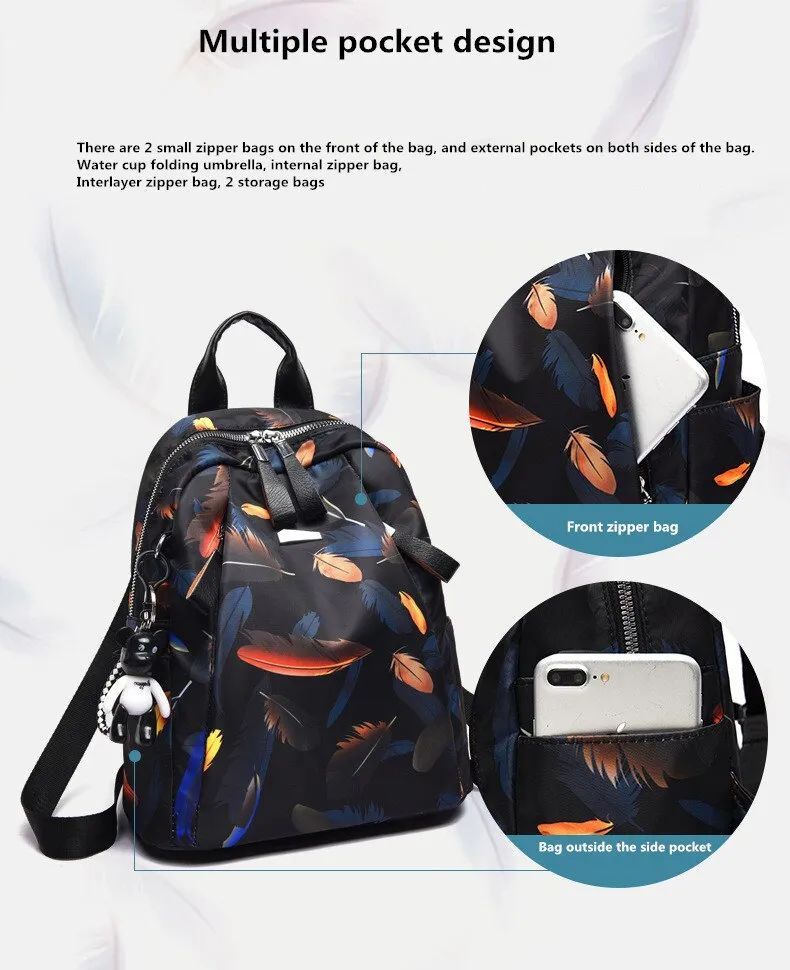 TEEK - Anti-Theft Print Backpacks | Variety Colors