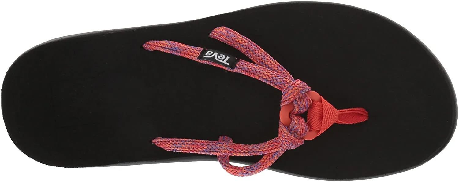 Teva Voya Tri Flip Pink / Purple Sandals - Women's